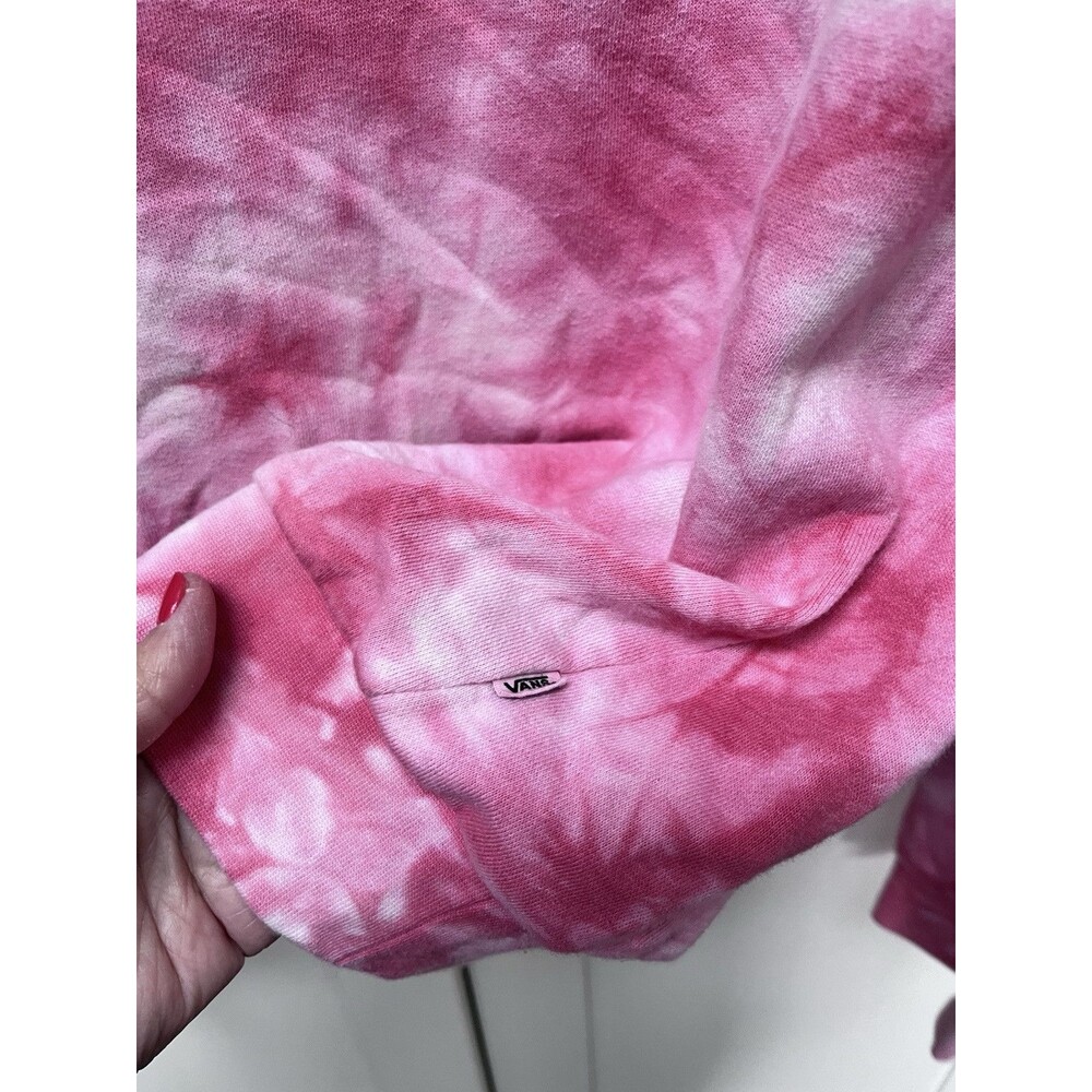 Vans Pink Tie-Dye Crewneck Sweatshirt - Picture 6 of 6